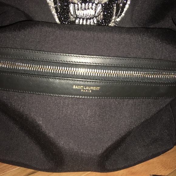 NWT! YSL Saint Laurent City Tiger Patch Backpack - Picture 3 of 8